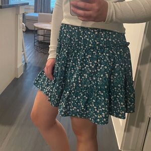 mini floral skirt
